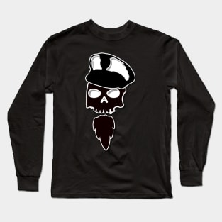 Skull with goatee Long Sleeve T-Shirt